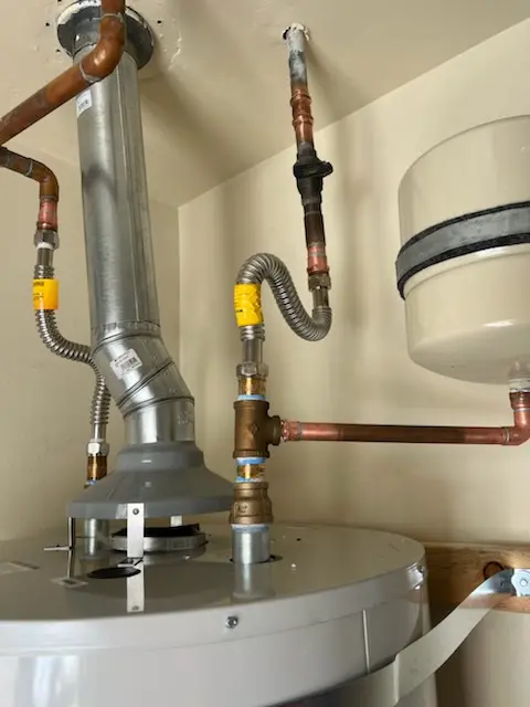 Water heater installation and plumbing repair in Yorkfield